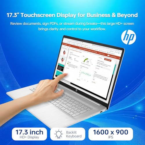 HP 17T LAPTOP PANTALLA TÁCTIL HD DE 173 PROCESADOR INTEL CORE I51135G7 DE 24GHZ A 42GHZ 16 GB DE MEMORIA 1 TB SSD PCIE CÁMARA - 4