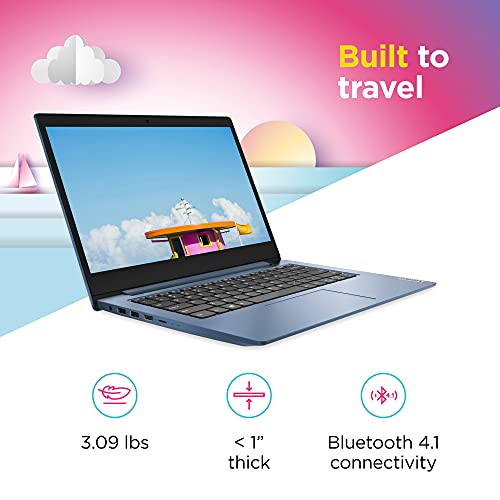 LENOVO IDEAPAD 1 COMPUTADORA PORTÁTIL PANTALLA HD DE 140 INTEL CELERON N4020 4 GB DE RAM 64 GB DE ALMACENAMIENTO GRÁFICOS INTEL - 2