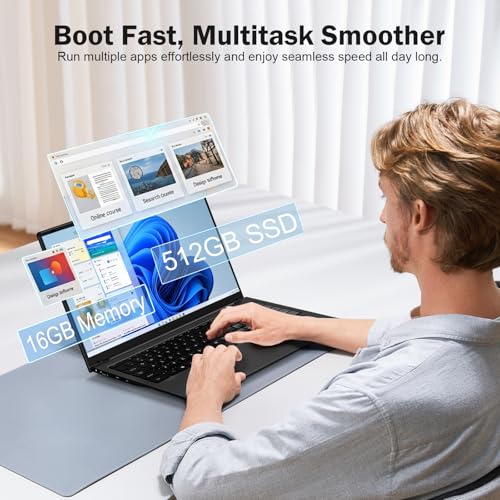 LAPTOP FHD DE 156 PULGADAS PARA ESTUDIANTES AMD RYZEN 5 BEAT I51135G7 HASTA 37 GHZ 16 GB RAM 512 GB SSD RADEON VEGA 8 GPU - 4