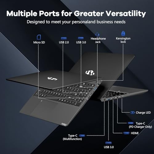 NIMO PORTÁTIL FHD IPS DE 156 PULGADAS I512450H DE 8 NÚCLEOS BEATS I711800H 16 GB RAM 1 TB SSD TECLADO RETROILUMINADO HUELLA - 5