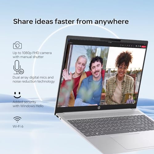 HP PRO BUSINESS COPLIOT AI LAPTOP PC PANTALLA TÁCTIL DE 173 PULGADAS ULTRA 7 255U 16 GB DDR5 SSD DE 1 TB WIFI 6 CÁMARA WEB - 7