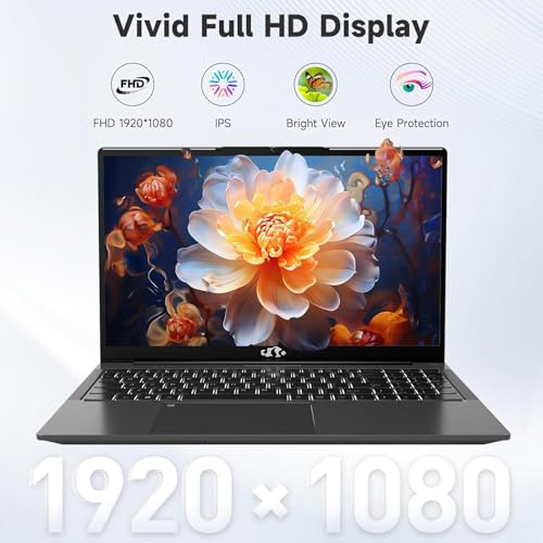 NIMO 156 IPS FHD LAPTOP 32GB RAM 1TB SSD INTEL I31215U BEAT R57520U 6 CORES UP TO 44GHZ STUDENT COMPUTER WITH 65W FAST PD 2 - 5