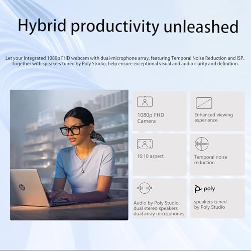 HP PROBOOK 4 G1A BUSINESS AI LAPTOP 16 FHD AMD RYZEN 5 230 HASTA 49 GHZ 32GB DDR5 1TB SSD HDMI 1080P FHD CÁMARA WIFI 6E WIN 11 - 5
