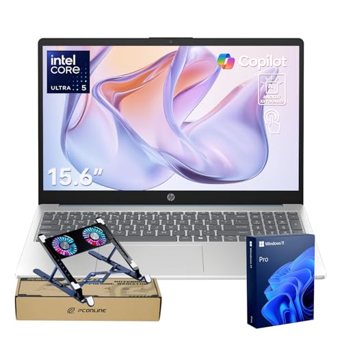 HP PORTÁTIL CON PANTALLA TÁCTIL FHD DE 156 PULGADAS INTEL CORE ULTRA 5 225U 32 GB DE RAM DDR5 SSD DE 1 TB WIFI 6 WINDOWS 11 PRO - 1
