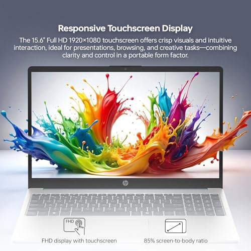 HP PORTÁTIL CON PANTALLA TÁCTIL FHD DE 156 PULGADAS INTEL CORE ULTRA 5 225U 32 GB DE RAM DDR5 SSD DE 1 TB WIFI 6 WINDOWS 11 PRO - 4