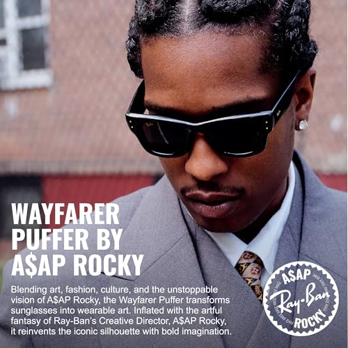 RAYBAN AAP ROCKY RB4940 WAYFARER PUFFER GAFAS DE SOL CUADRADAS - 4