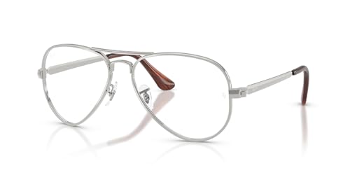 RAYBAN RX3925V AVIATOR MAX MONTURA PARA GAFAS GRADUADAS COLOR PLATALENTE DE DEMOSTRACIÓN 2283 IN - 2
