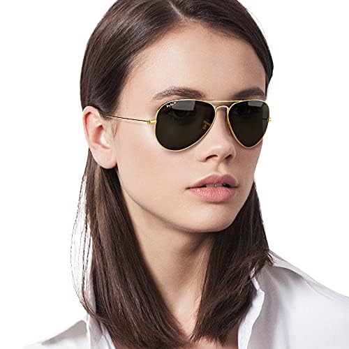 RAYBAN RB3025 CLASSIC POLARIZED AVIATOR SUNGLASSES - 5
