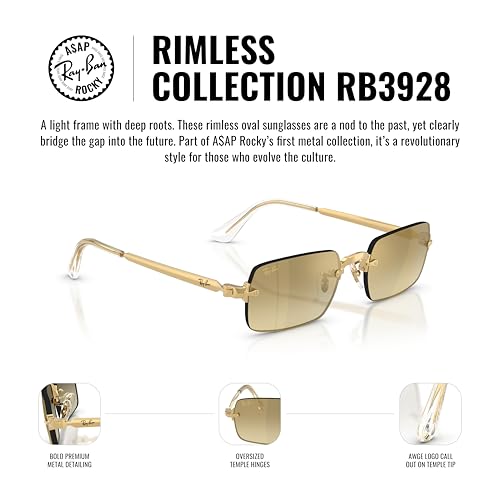 RAYBAN AAP ROCKY RB3929 COLECCIÓN METAL UNISEX PARA ADULTOS - 3