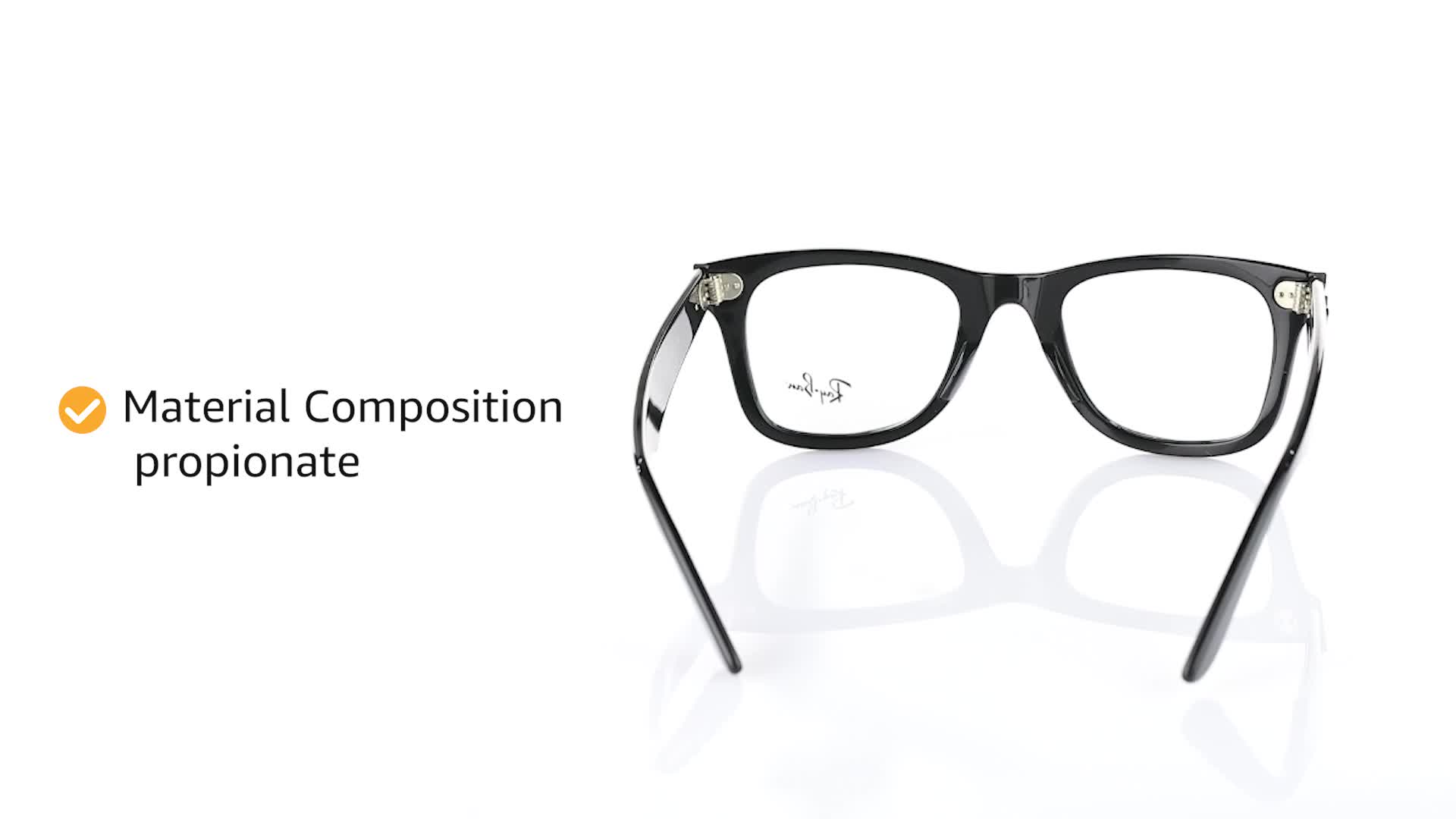 RAYBAN RX4340V WAYFARER EASE MARCOS CUADRADOS PARA ANTEOJOS GRADUADOS - 5