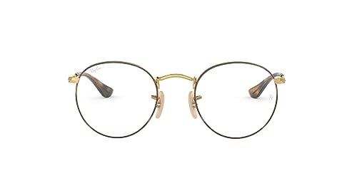 RAYBAN UNISEXADULT RX3447V ROUND METAL ROUND PRESCRIPTION EYEWEAR FRAMES - 1