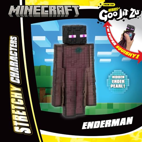 HEROES OF GOO JIT ZU PERSONAJES ELÁSTICOS DE MINECRAFT COLECCIONA ENDERMAN CON PERLA ENDER RELLENOS ÚNICOS DE GOO CON PIEZAS - 7