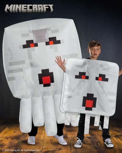 DISGUISE DISFRAZ DE MINECRAFT GHAST POP OUT PARA NIÑOS DISFRAZ OFICIAL DE MINECRAFT CON FÁCIL INSTALACIÓN TALLA ÚNICA - 5