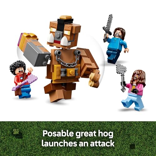 LEGO MINECRAFT WOODLAND MANSION ARENA DE COMBATE JUGUETE DE CONSTRUCCIÓN PARA NIÑOS A PARTIR DE 10 AÑOS INCLUYE FIGURAS - 4