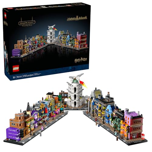 LEGO HARRY POTTER DIAGON ALLEY WIZARDING SHOPS JUEGO DE CONSTRUCCIÓN PARA ADULTOS KIT COLECCIONABLE PARA FANÁTICOS DE HARRY - 1