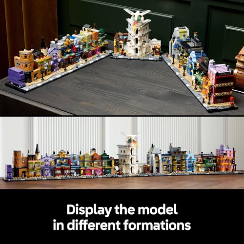 LEGO HARRY POTTER DIAGON ALLEY WIZARDING SHOPS JUEGO DE CONSTRUCCIÓN PARA ADULTOS KIT COLECCIONABLE PARA FANÁTICOS DE HARRY - 4