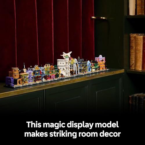 LEGO HARRY POTTER DIAGON ALLEY WIZARDING SHOPS JUEGO DE CONSTRUCCIÓN PARA ADULTOS KIT COLECCIONABLE PARA FANÁTICOS DE HARRY - 6