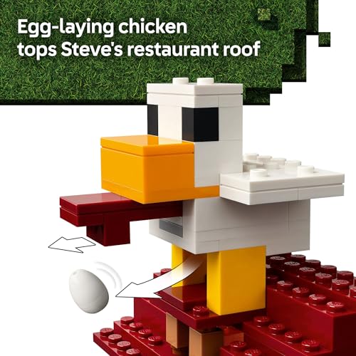 LEGO MINECRAFT EL ATAQUE DEL GLOBO GHAST A LA ALDEA JUEGO DE CONSTRUCCIÓN DE JUGUETES PARA NIÑOS NIÑAS Y NIÑOS DE 10 AÑOS - 4