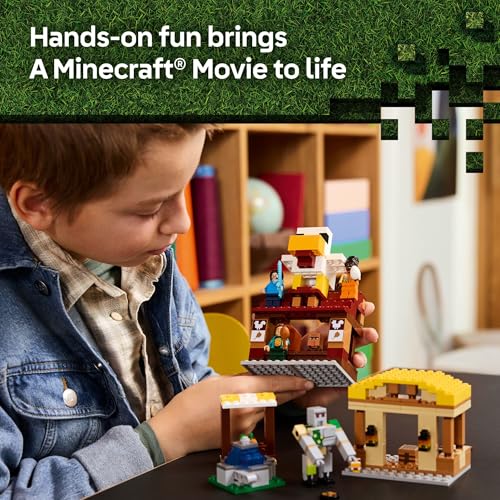 LEGO MINECRAFT EL ATAQUE DEL GLOBO GHAST A LA ALDEA JUEGO DE CONSTRUCCIÓN DE JUGUETES PARA NIÑOS NIÑAS Y NIÑOS DE 10 AÑOS - 5