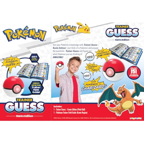 POKEMON TRAINER GUESS KANTO JUEGO DE ADIVINANZAS ELECTRÓNICA COLECCIONA 151 POKÉMON REGIONALES GUÍA DE CAMPO HABLA CON TU - 2