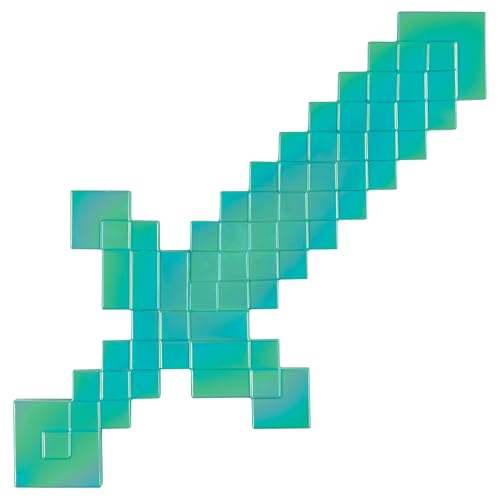DISGUISE MINECRAFT ACCESORIO DE DISFRAZ DE ESPADA DE DIAMANTE ACCESORIO OFICIAL DE PLÁSTICO TALLA ÚNICA - 1