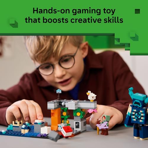 LEGO MINECRAFT THE WARDEN ENCOUNTER JUEGO DE CONSTRUCCIÓN COLECCIONABLE PARA NIÑOS Y NIÑAS DE 7 AÑOS EN ADELANTE - 5
