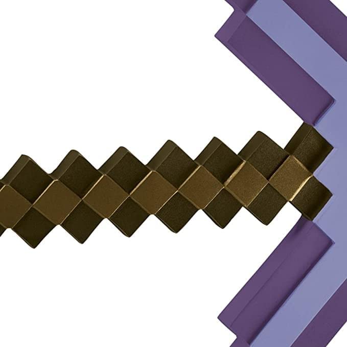 DISGUISE PARA NIÑOS MINECRAFT PICO ENCANTADO ACCESORIO OFICIAL DE MINECRAFT PARA NIÑOS ESPADA DE DISFRAZ DE VIDEOJUEGO - 4