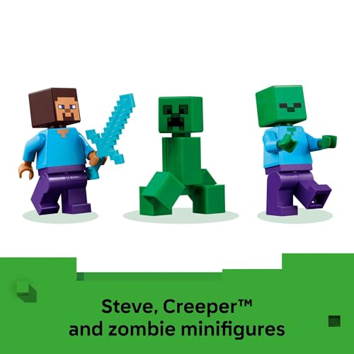 LEGO MINECRAFT LA CASA DE LA JUNGLA TNT PARA NIÑOS JUGUETE COLECCIONABLE DE MINECRAFT JUEGO DE CONSTRUCCIÓN PARA NIÑOS - 5