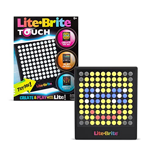 LITEBRITE TOUCH CREA JUEGA Y ANIMA JUGUETE PORTÁTIL DE APRENDIZAJE SENSORIAL STEM ILUMINADO JUGUETE CREATIVO STEM DE ARTE - 1