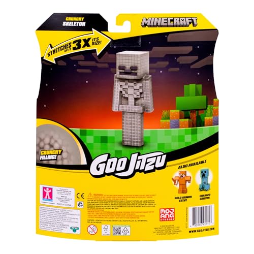 GOO JITZU MINECRAFT ESQUELETO FIGURAS ELÁSTICAS CON RELLENO ÚNICO GOO COLECCIONA LOS 3 - 3