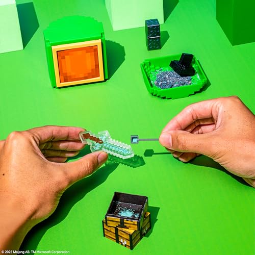 MGAS MINIVERSE MAKE IT MINI MINECRAFT MINECRAFT MANUALIDADES MINERÍA PIXEL HERRAMIENTAS ANIMALES EMBALAJE CIEGO BRICOLAJE NO - 3