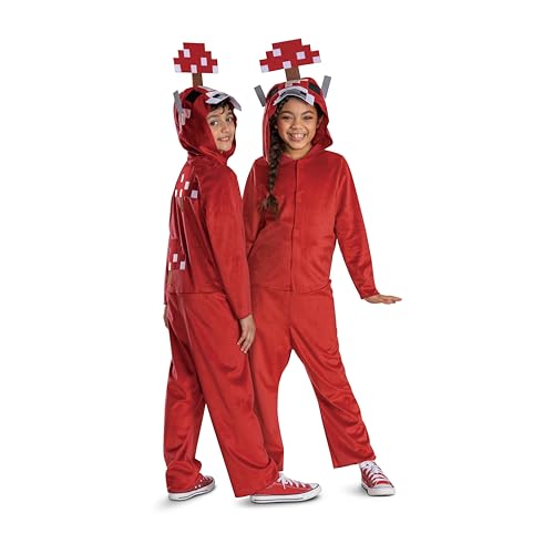 DISGUISE DISFRAZ DE MINECRAFT MOOSHROOM PARA NIÑOS DISFRAZ OFICIAL DE MINECRAFT CON CAPUCHA - 5