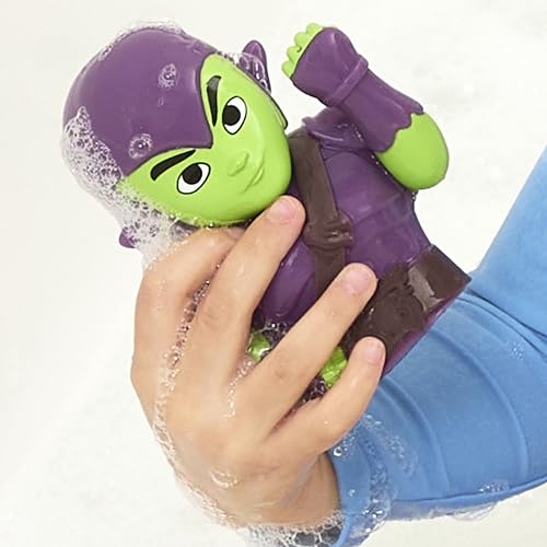 MARVEL SPIDEY Y SUS AMIGOS SET DE 5 JUGUETES DE BAÑO CON PULVERIZADOR JUGUETES DE BAÑO PARA BEBÉS Y NIÑOS PEQUEÑOS INCLUYE - 6