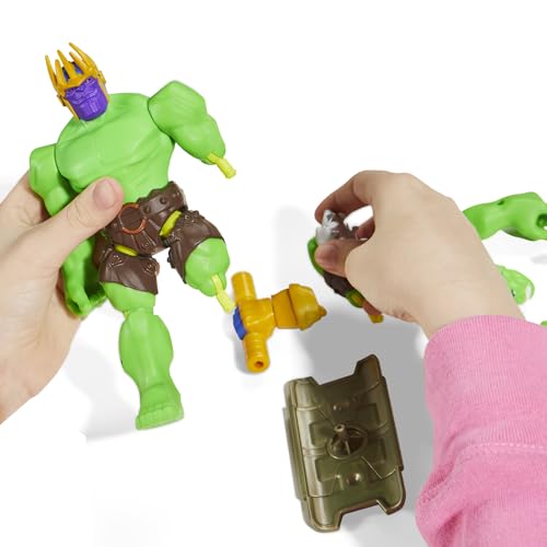 MARVEL MIXMASHERS HULK FIGURA DE ACCIÓN PERSONALIZADA DE LOS VENGADORES DELUXE MIXANDMATCH Y ACCESORIOS JUGUETES - 4