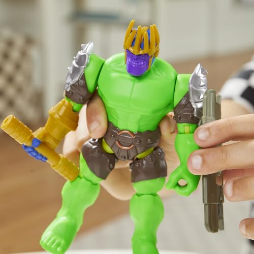 MARVEL MIXMASHERS HULK FIGURA DE ACCIÓN PERSONALIZADA DE LOS VENGADORES DELUXE MIXANDMATCH Y ACCESORIOS JUGUETES - 5