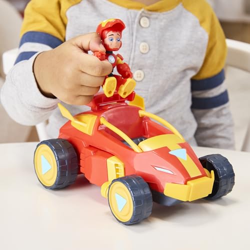 MARVEL IRON MAN Y SUS INCREÍBLES AMIGOS 2 EN 1 CONJUNTO DE TRAJE MECH Y VEHÍCULO SET DE FIGURAS DE ACCIÓN Y JUGUETE VEHÍCULO - 4