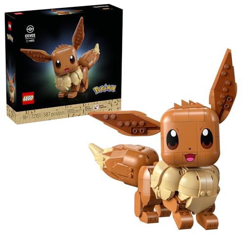 LEGO POKÉMON EEVEE JUEGO DE CONSTRUCCIÓN COLECCIONABLE PARA ADULTOS A PARTIR DE 18 AÑOS FIGURA DE POKÉMON PARA EXHIBIR - 1