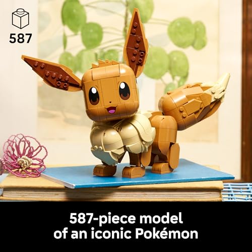 LEGO POKÉMON EEVEE JUEGO DE CONSTRUCCIÓN COLECCIONABLE PARA ADULTOS A PARTIR DE 18 AÑOS FIGURA DE POKÉMON PARA EXHIBIR - 2