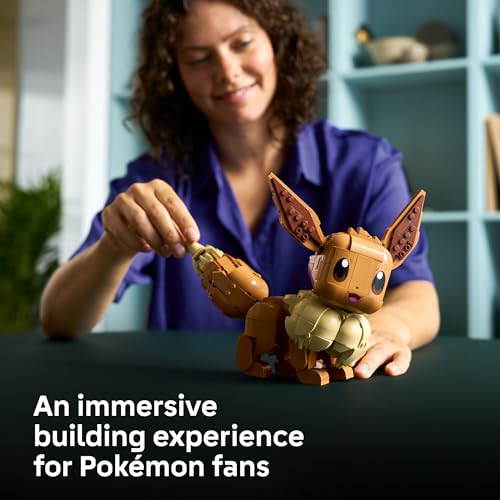 LEGO POKÉMON EEVEE JUEGO DE CONSTRUCCIÓN COLECCIONABLE PARA ADULTOS A PARTIR DE 18 AÑOS FIGURA DE POKÉMON PARA EXHIBIR - 3