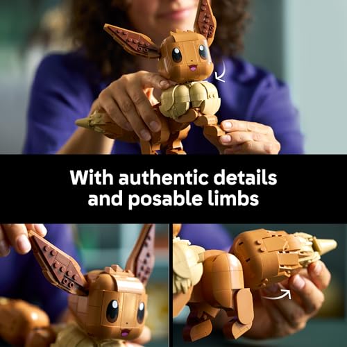 LEGO POKÉMON EEVEE JUEGO DE CONSTRUCCIÓN COLECCIONABLE PARA ADULTOS A PARTIR DE 18 AÑOS FIGURA DE POKÉMON PARA EXHIBIR - 4