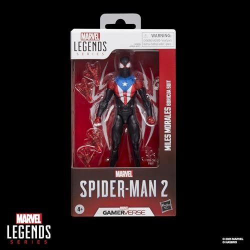 MARVEL LEGENDS SERIES GAMERVERSE MILES MORALES TRAJE BORICUA DE SPIDERMAN 2 FIGURA DE ACCIÓN COLECCIONABLE INSPIRADA - 2