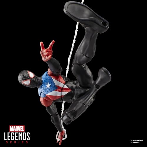 MARVEL LEGENDS SERIES GAMERVERSE MILES MORALES TRAJE BORICUA DE SPIDERMAN 2 FIGURA DE ACCIÓN COLECCIONABLE INSPIRADA - 4