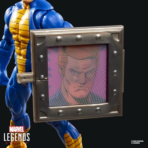 MARVEL LEGENDS SERIES SECRET WARS CONSTRICTOR RETRO COMICS FIGURA DE ACCIÓN COLECCIONABLE DE 6 PULGADAS CON ESCUDO LENTICULAR - 3