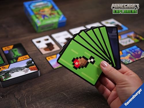 RAVENSBURGER 21580 MINECRAFT EXPLORERS JUEGO DE CARTAS COOPERATIVO PARA 24 PERSONAS DE 8 AÑOS EN ADELANTE - 5