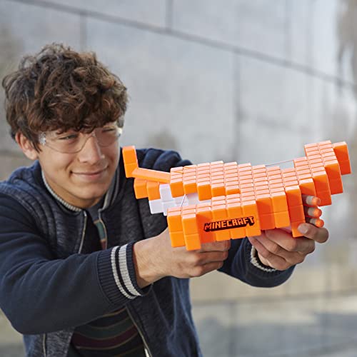 BALLESTA DE DARDOS NERF MINECRAFT PILLAGER INCLUYE 3 DARDOS ELITE ACCIÓN REAL DE BALLESTA JUGUETES PARA NIÑOS Y NIÑAS DE 8 - 5