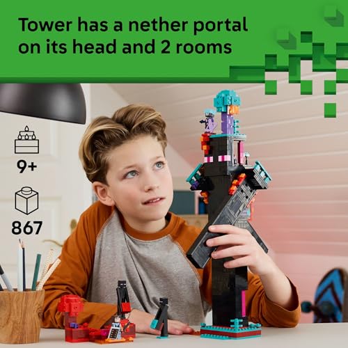 LEGO MINECRAFT THE ENDERMAN TOWER JUGUETE DE CONSTRUCCIÓN PARA NIÑOS Y NIÑAS SET DE CONSTRUCCIÓN DE VIDEOJUEGOS PARA NIÑOS - 2
