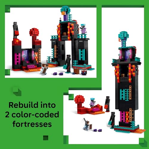 LEGO MINECRAFT THE ENDERMAN TOWER JUGUETE DE CONSTRUCCIÓN PARA NIÑOS Y NIÑAS SET DE CONSTRUCCIÓN DE VIDEOJUEGOS PARA NIÑOS - 3