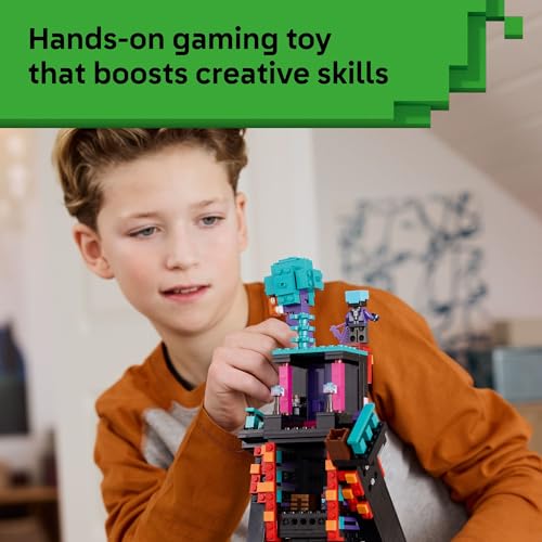 LEGO MINECRAFT THE ENDERMAN TOWER JUGUETE DE CONSTRUCCIÓN PARA NIÑOS Y NIÑAS SET DE CONSTRUCCIÓN DE VIDEOJUEGOS PARA NIÑOS - 4