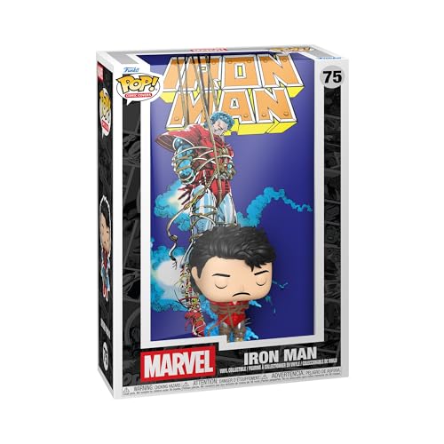 FUNKO POP COMIC COVER MARVEL IRON MAN 68 FIGURA DE VINILO COLECCIONABLE IDEA DE REGALO PRODUCTO OFICIAL JUGUETES PARA NIÑOS - 1
