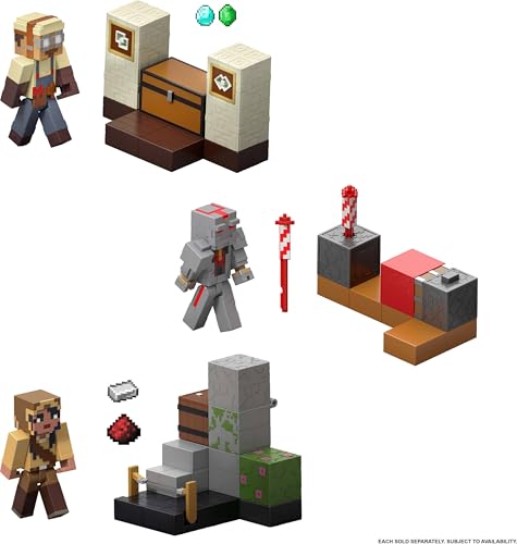 MATTEL MINECRAFT REDSTONE CHARGED SERIES FIGURA DE ACCIÓN Y ACCESORIOS JUEGO DE LANZADOR DE FUEGOS ARTIFICIALES DE PROTECTOR - 6